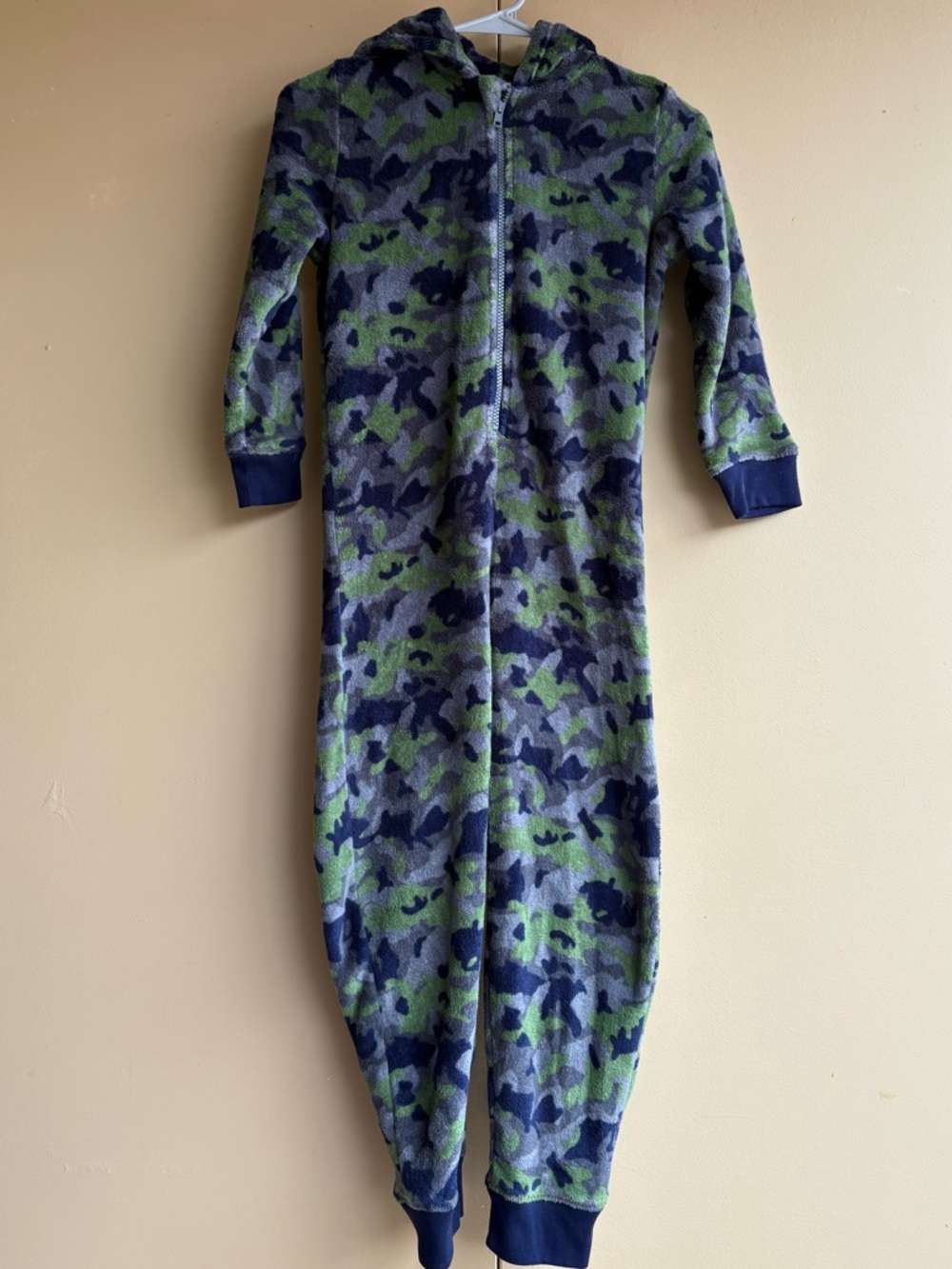 Old navy camouflage sleeper onesie